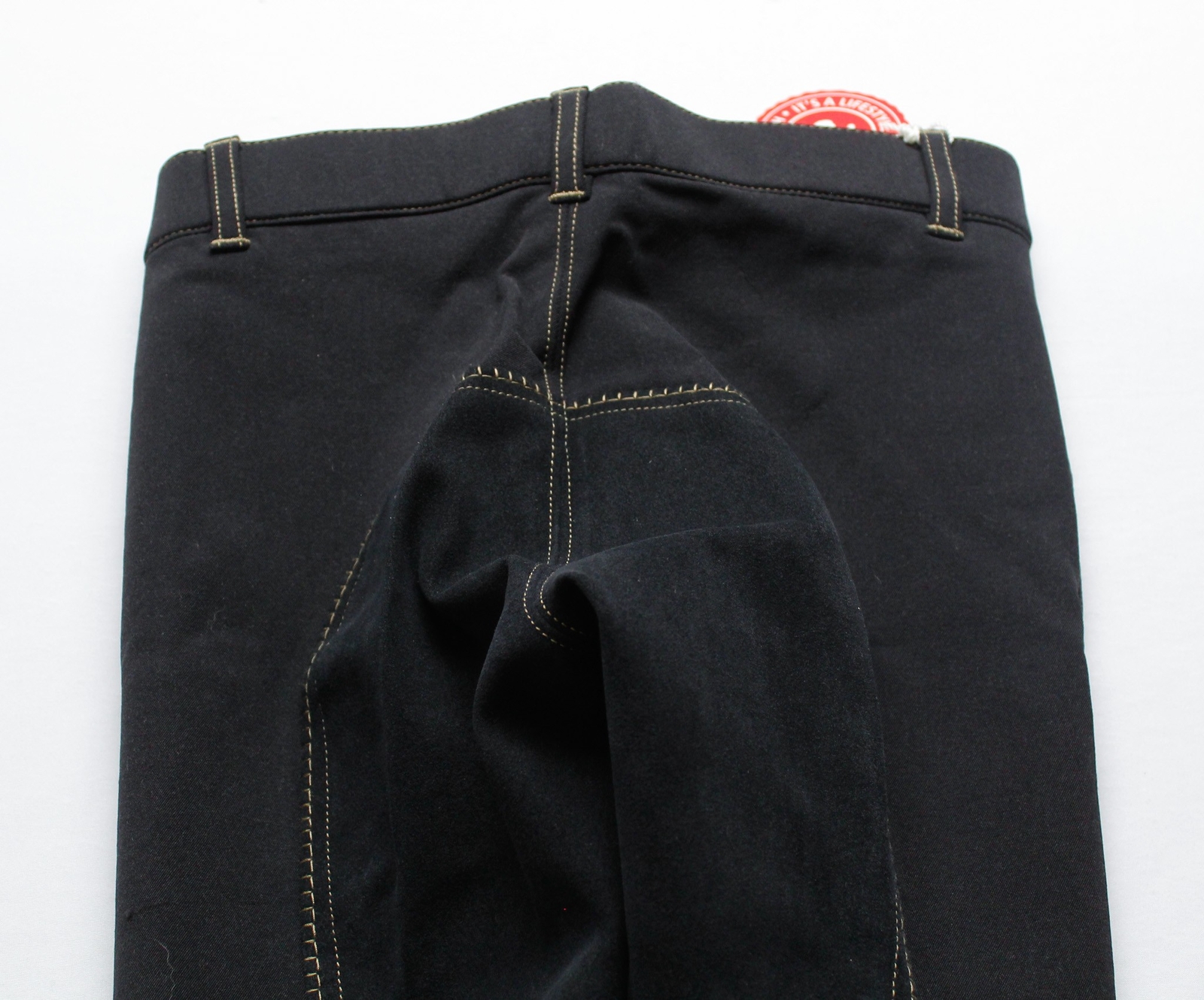 Horze Kid's Zip Pocket Thermo Riding Breeches AP2 Black Medium (Size: 140)