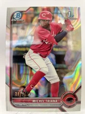 MICHEL TRIANA 2022 Bowman Chrome Prospect Lava #BCP75 387/399