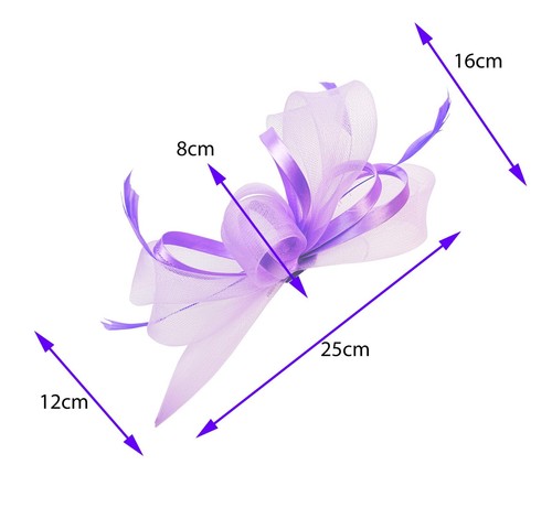Large Swirl Loop Sinamay Headband Fascinator Weddings Ascot Hatinator Races - 第 26/68 張圖片