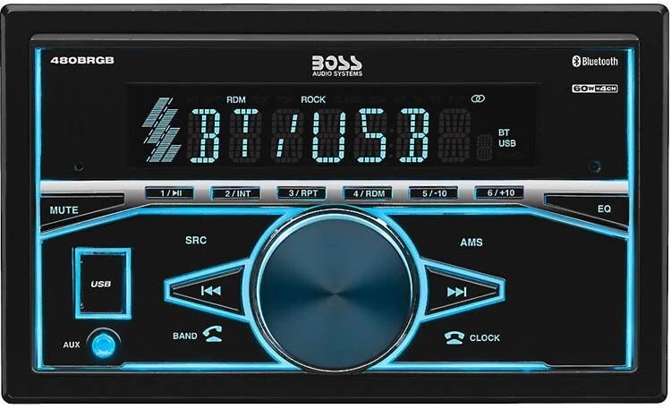 BOSS AUDIO 480BRGB Digital media receiver (does not play discs) Double Din Radio - Image 2 of 4