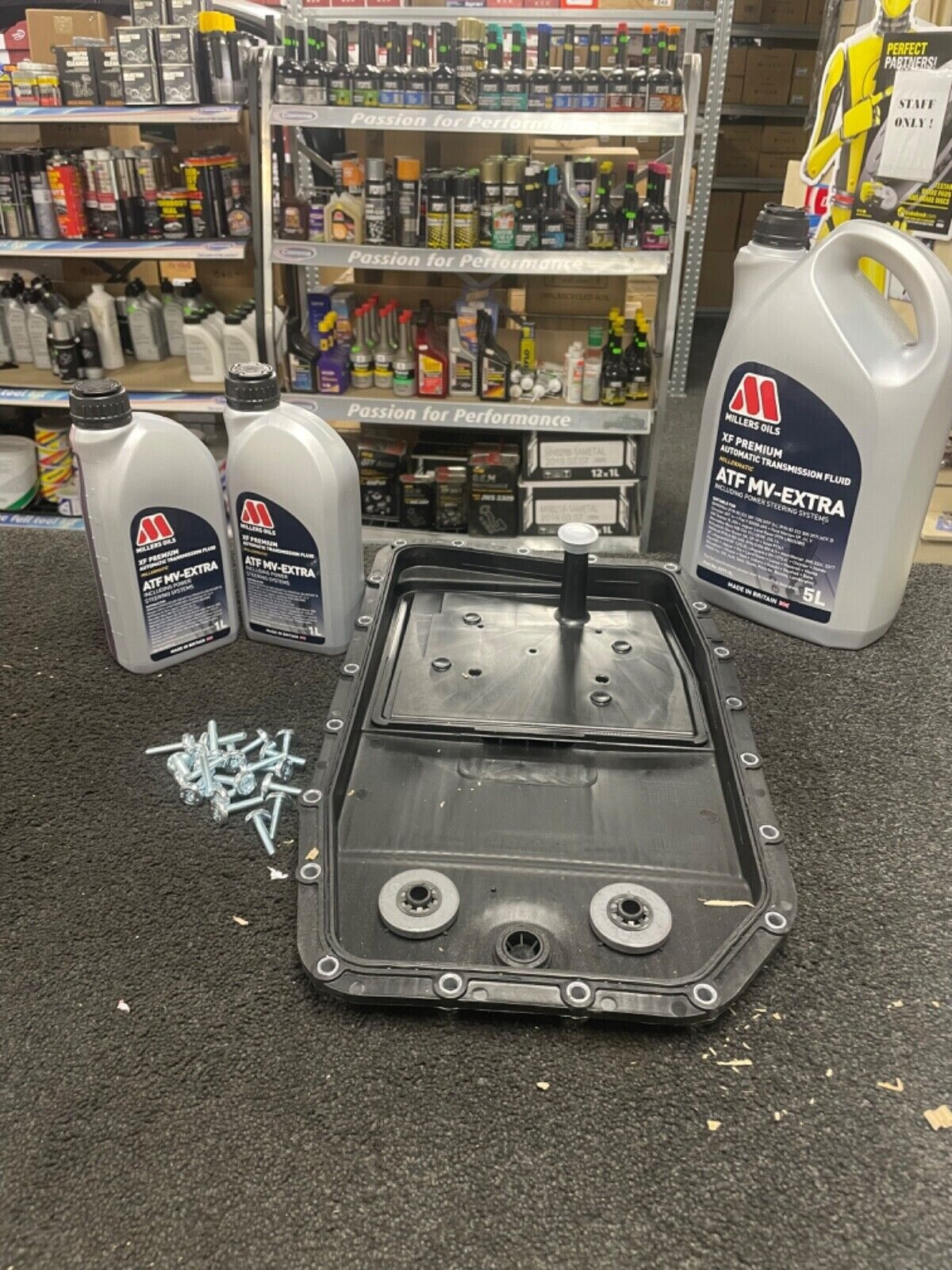 JAGUAR XJR XK8 XKR AUTOMATIC TRANSMISSION FILTER KIT SUMP ATF6HP FLUID