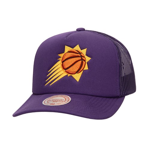 Men's Mitchell & Ness Purple Phoenix Suns Core Evergreen OTC Trucker Adjustable