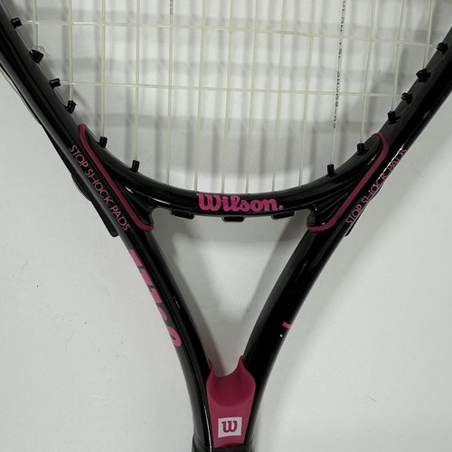 3 Wilson Tennis Rackets Triumph V-Matrix Hope Stop Shock Pink Purple Green - 第 5/14 張圖片