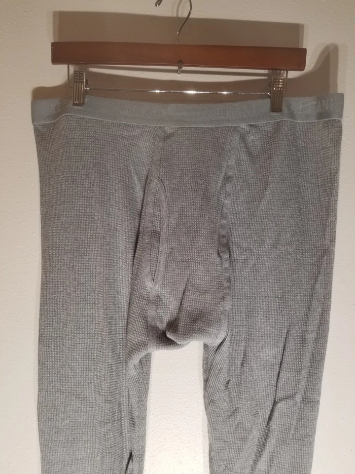 Pantalones Waffle Alfani Para Hombre Tejido Térmico Múltiples Tallas Nuevo Paquete Abierto Gris Foto 3 de 4