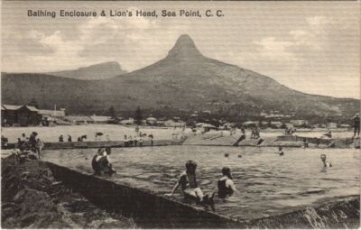 PC SEA POINT BATHING ENCLOSURE AND LION'S HEAD SOUTH AFRICA (a25045)