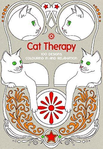 Art Therapy: Cat Therapy: 100 Designs Colouring in and Relaxation  - Picture 1 of 4