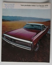 CHRYSLER NEW YORKER 300 1970 dealer brochure - French - Canada - HS2003000318