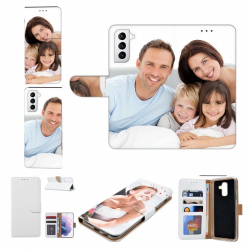 Flipcase Schutzhülle mit eigenes Foto Bild Für Galaxy Serie Handy Tasche Book - Bild 42 von 475