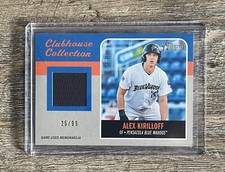 2019 ALEX KIRILLOFF RELIC /99 Topps Heritage Clubhouse Collection Rookie Patch