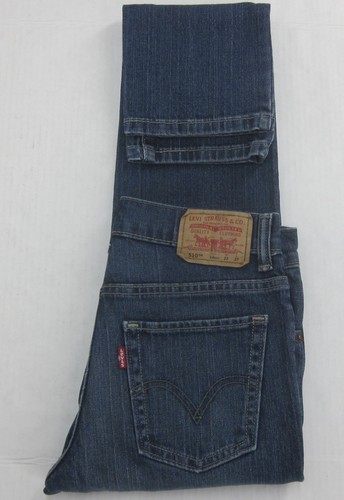 LEVI'S 510 SUPER SKINNY LEG TEEN'S W27 L27 (14REG) DARK BLUE STRETCH JEANS EUC - Picture 7 of 7