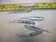 100-2 1/4"-CRAPPIE-PANFISH-SOFT MINNOWS-JIGS-GRUBS-split tails-flukes-scent-bait