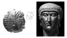 ROMAN EMPIRE (Constantino I-the Great) Bronze,Pietas  