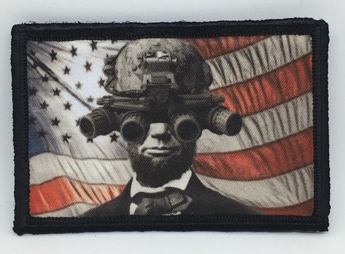 Judge Dredd USA Flag Morale Patch Tactical ARMY Military Hook Badge Movie - Picture 9 of 12