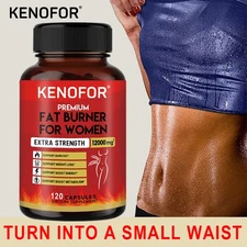 Fat Burner for Women 12,000 mg, Appetite Control, Weight Loss, 120 Capsules