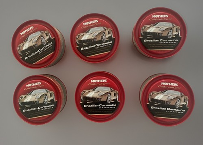#ad Lot 6 Mothers Wax amp; Polish 05500 Carnauba Cleaner Wax NEW Free Shipping $76.50