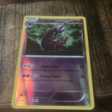 Scolipede Reverse Holo Rare Black and White 54/114 LP