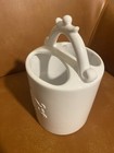 Buttermilk Home & Kitchen White Ceramic Cylinder Utensil Holder 7in Solid — photo 3