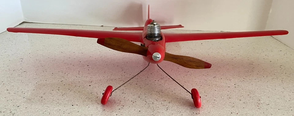 Vtg 1960s Wen-Mac Aeromite Gas Airplane Control Line Model Red #2292416 - Image 2 of 4