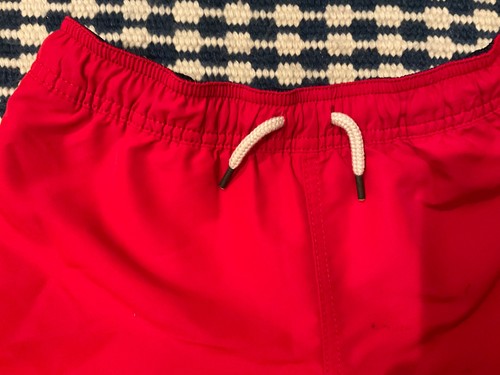 Boys Polo Ralph Lauren Swim Trunks Red Size S (8) – Logo Mesh Lined - Pockets - Picture 4 of 9
