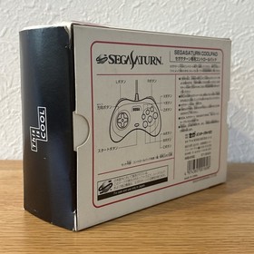 SEGA SATURN Cool Pad Controller Skeleton Black HSS-0101 Boxed from japan Tested