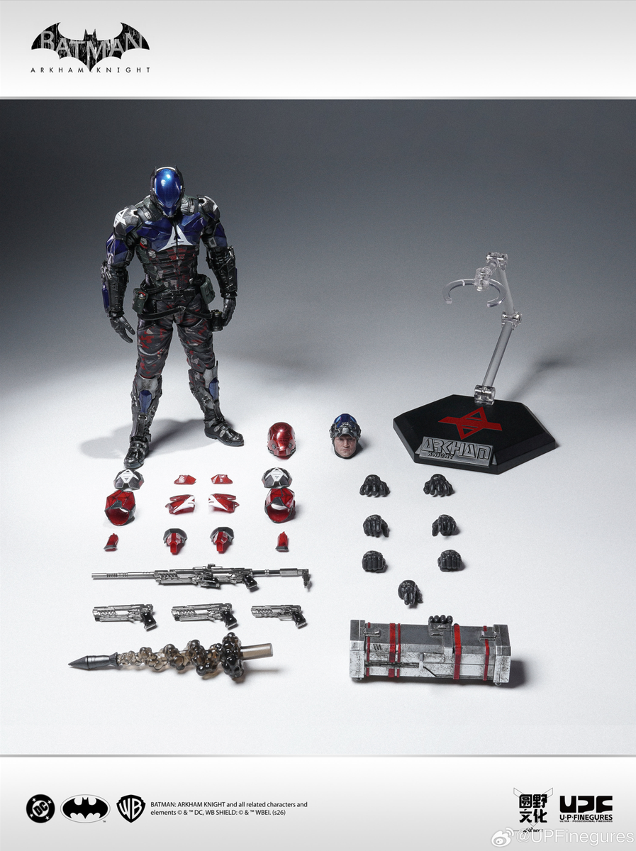 In stock LPZZ DC005 1/12 Scale Arkham Knight Collectible Action