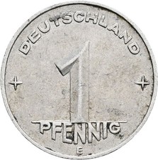 DDR, 1 Pfennig, 1953 E