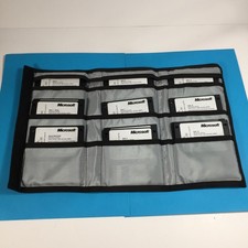 Microsoft Windows 95 Full 14-Disk Set - 3.5" Floppy Disks w/Vinyl Case-Untested