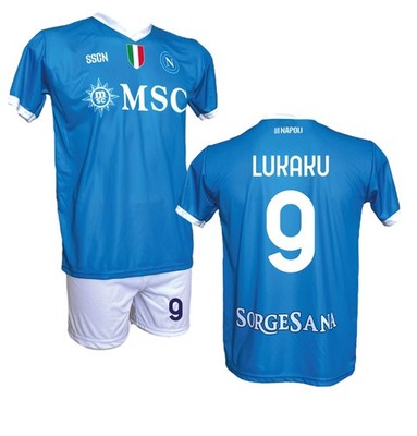 Completo Lukaku 9 Prodotto Ufficiale Napoli Stagione 2025-2026 SSC