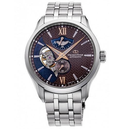 ORIENT STAR RK-AV0B02Y CAPAS ESQUELETO Reloj Mecánico Automático Marrón Nuevo - Imagen 1 de 4