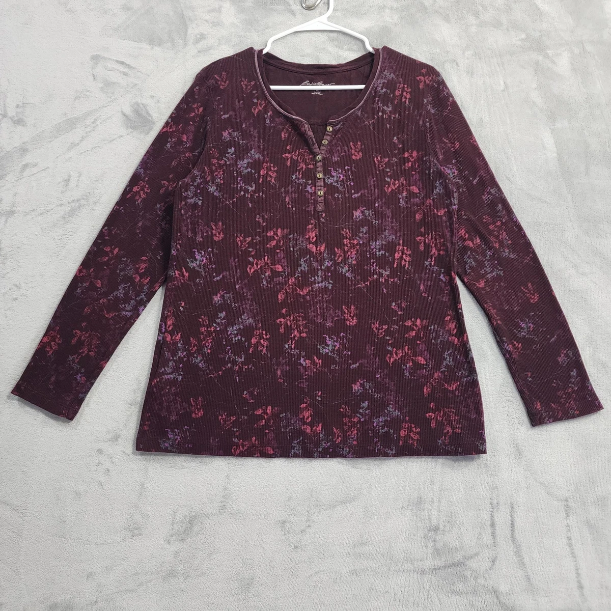 Chemisier Vertigo - Taille M - Orange à Motifs Floraux - Doublé - Sheer
