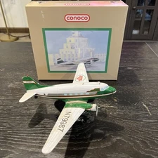 DC3 model airplane, Conoco Advertising, With Stand.