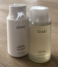NEW SEALED OUAI Fine Hair Shampoo Conditioner Set 10oz/300mL Each Full Size.