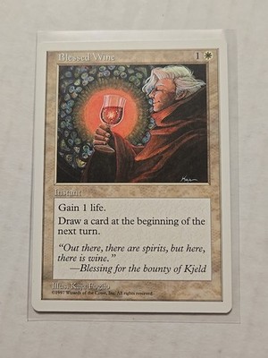 Blessed Wine - 5th Fifth Edition - LP - Common - Instant - MTG