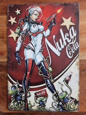 Blechschild 20x30 CM Fallout Nuka Cola Gaming Serie Neu 