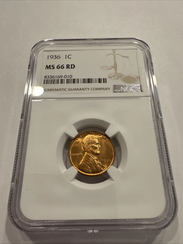 1936 Lincoln Wheat Cent MS66 RD NGC #76 SEE DESCRIPTION