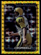 2024 Topps Chrome #105 Nolan Cromwell Yellow Geometric Refractor #/75