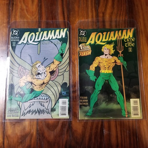 10 Vtg 1990s Aquaman And Firestar Comic Books DC 90s Lot #14 RGY - Picture 6 of 11