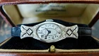 A BEAUTIFUL LADIES ROLEX ANTIQUE 1920s ART-DECO WATCH 18k GOLD & DIAMONDS