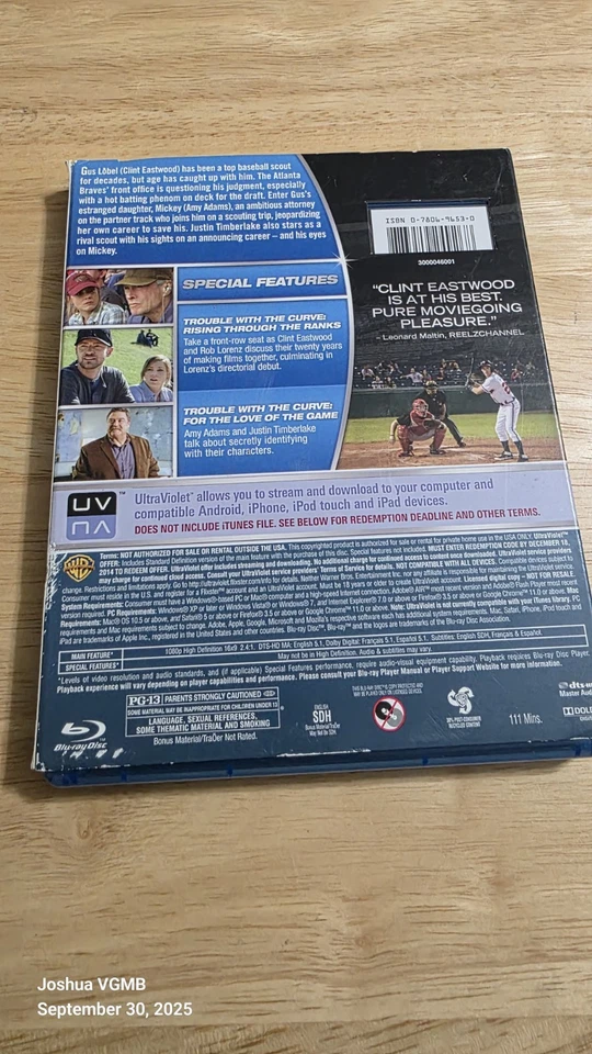 Trouble with the Curve (Blu-ray & DVD, 2012) - Image 3 of 4