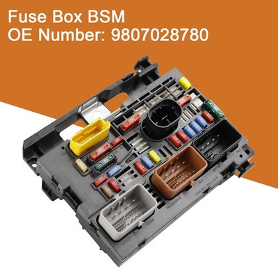 Fuse Box BSM 9807028780 For Citroen Berlingo C4 C8 Peugeot Partner 307 2007- US