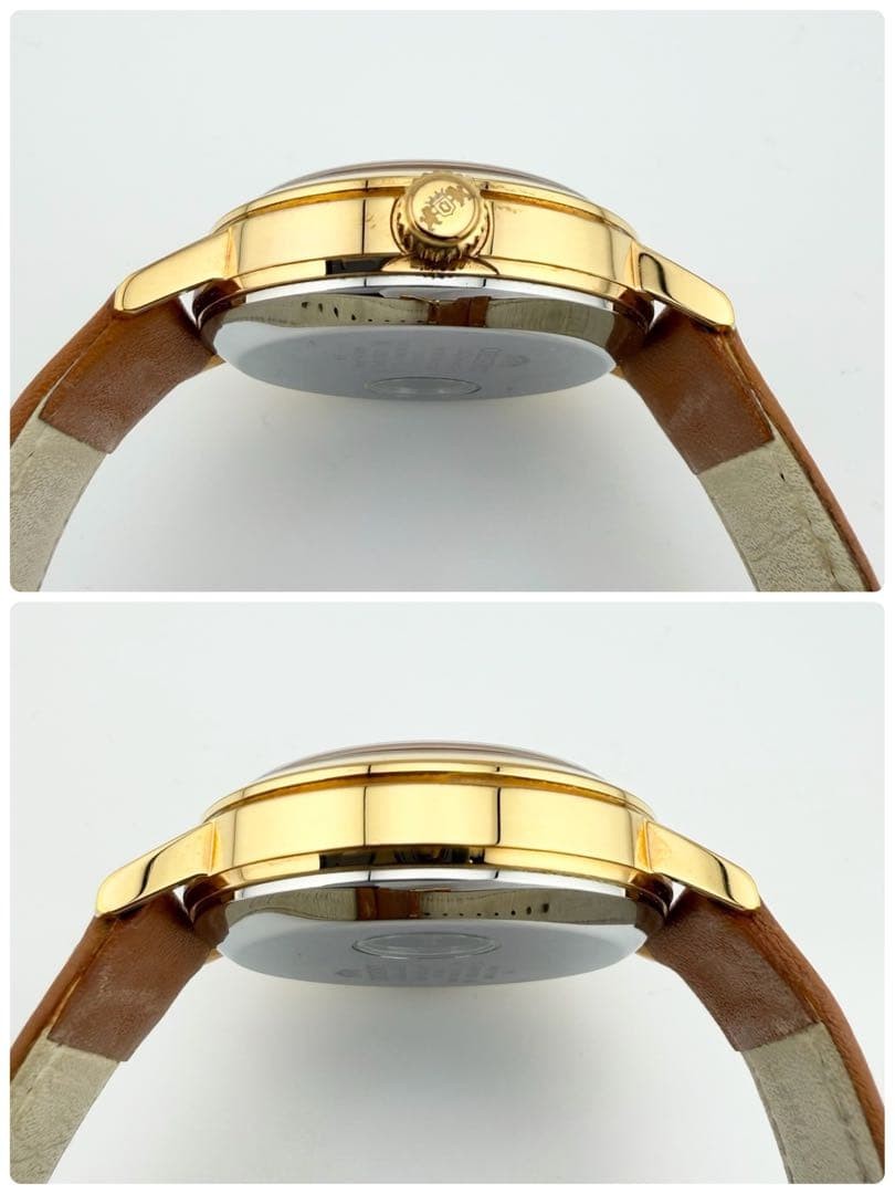 Excellent Condition Orient Classic Open Heart Gol… - image 6