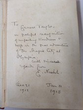 SIGNED HARDBACK BOOK THE MAGIC CITY BY E NESBIT 1912 CHILDRENS RARE HAND SIGN