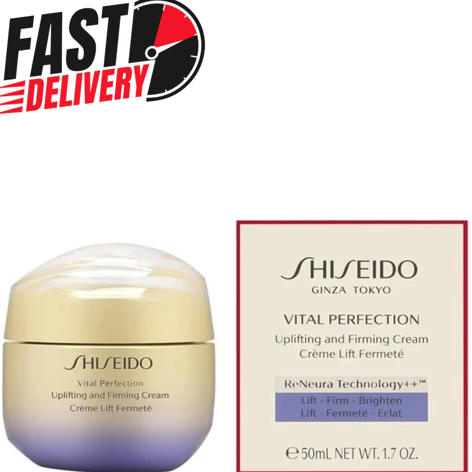 Shiseido Vital Perfection Uplifting Firming Face Cream 1.7oz