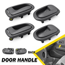 Interior Inner Inside Door Handle Gray Set Of 4 Kit For 93-97 Toyota Corolla New