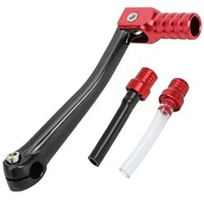 Cnc Aluminum Folding Gear Shift Lever Compatible With 125cc 110cc Redblack