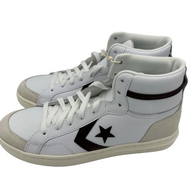Converse Pro Blaze Classic Hi Top Sneakers Blstn Violet /Egret/ White Size 10 