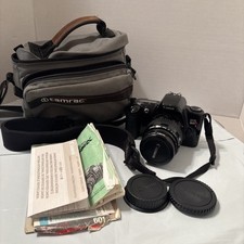 Canon EOS Rebel XS 35mm , and Tamrac bag