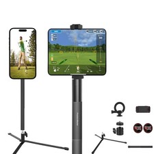 Golf Tripod - Heavy Duty Aluminum Base with iPad Pro Compatible, 52" Adjustab...