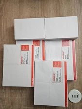 Staples Writing Pads 4x6 Unruled 4 Packs Sealed 2 Open, 36 Notepads x 100 sheets