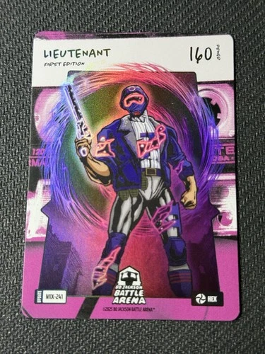 2025 BO JACKSON BATTLE ARENA LIEUTENANT FIRST EDITION MIX-241 HEX 160 POWER RARE
